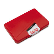 Carter's® wholesale. Pre-inked Felt Stamp Pad, 4.25 X 2.75, Red. HSD Wholesale: Janitorial Supplies, Breakroom Supplies, Office Supplies.