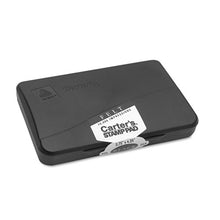 Load image into Gallery viewer, Carter&#39;s® wholesale. Pre-inked Felt Stamp Pad, 4.25 X 2.75, Black. HSD Wholesale: Janitorial Supplies, Breakroom Supplies, Office Supplies.