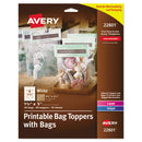 Avery® wholesale. AVERY Sure Feed Printable Toppers With Bags, 1 3-4 X 5, White, 40-pack. HSD Wholesale: Janitorial Supplies, Breakroom Supplies, Office Supplies.