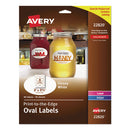 Avery® wholesale. AVERY Oval Labels W- Sure Feed And Easy Peel, 2 X 3.33, Glossy White, 80-pack. HSD Wholesale: Janitorial Supplies, Breakroom Supplies, Office Supplies.