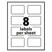 Load image into Gallery viewer, Avery® wholesale. AVERY Print-to-the-edge Labels With Sure Feed And Easy Peel, 2 X 3, Glossy Clear, 80-pack. HSD Wholesale: Janitorial Supplies, Breakroom Supplies, Office Supplies.