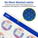 Avery® wholesale. AVERY Round Print-to-the Edge Labels With Sure Feed And Easy Peel, 2" Dia, Glossy Clear, 120-pk. HSD Wholesale: Janitorial Supplies, Breakroom Supplies, Office Supplies.