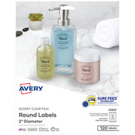 Avery® wholesale. AVERY Round Print-to-the Edge Labels With Sure Feed And Easy Peel, 2