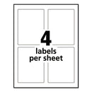 Avery® wholesale. AVERY Removable Print-to-the-edge White Labels W- Sure Feed, 3 1-2 X 4 3-4, 32-pack. HSD Wholesale: Janitorial Supplies, Breakroom Supplies, Office Supplies.