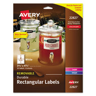 Avery® wholesale. AVERY Removable Print-to-the-edge White Labels W- Sure Feed, 3 1-2 X 4 3-4, 32-pack. HSD Wholesale: Janitorial Supplies, Breakroom Supplies, Office Supplies.