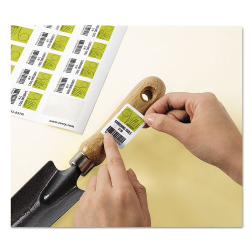 Avery® wholesale. AVERY Removable Durable White Rectangle Labels W- Sure Feed, 1 1-4 X 1 3-4, 256-pk. HSD Wholesale: Janitorial Supplies, Breakroom Supplies, Office Supplies.