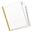 Avery® wholesale. AVERY Write And Erase Big Tab Paper Dividers, 8-tab, White, Letter. HSD Wholesale: Janitorial Supplies, Breakroom Supplies, Office Supplies.
