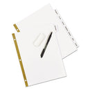 Avery® wholesale. AVERY Write And Erase Big Tab Paper Dividers, 8-tab, White, Letter. HSD Wholesale: Janitorial Supplies, Breakroom Supplies, Office Supplies.