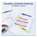 Avery® wholesale. AVERY Hi-liter Pen-style Highlighters, Chisel Tip, Fluorescent Yellow, Dozen. HSD Wholesale: Janitorial Supplies, Breakroom Supplies, Office Supplies.