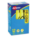 Avery® wholesale. AVERY Hi-liter Desk-style Highlighters, Chisel Tip, Fluorescent Yellow, Dozen. HSD Wholesale: Janitorial Supplies, Breakroom Supplies, Office Supplies.