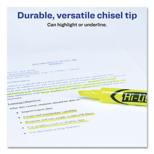 Avery® wholesale. AVERY Hi-liter Desk-style Highlighters, Chisel Tip, Fluorescent Yellow, Dozen. HSD Wholesale: Janitorial Supplies, Breakroom Supplies, Office Supplies.
