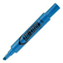 Load image into Gallery viewer, Avery® wholesale. AVERY Hi-liter Desk-style Highlighters, Chisel Tip, Fluorescent Blue, Dozen. HSD Wholesale: Janitorial Supplies, Breakroom Supplies, Office Supplies.