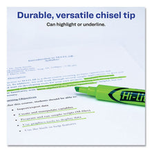 Load image into Gallery viewer, Avery® wholesale. AVERY Hi-liter Desk-style Highlighters, Chisel Tip, Fluorescent Green, Dozen. HSD Wholesale: Janitorial Supplies, Breakroom Supplies, Office Supplies.