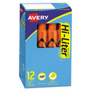 Avery® wholesale. AVERY Hi-liter Desk-style Highlighters, Chisel Tip, Fluorescent Orange, Dozen. HSD Wholesale: Janitorial Supplies, Breakroom Supplies, Office Supplies.