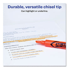 Load image into Gallery viewer, Avery® wholesale. AVERY Hi-liter Desk-style Highlighters, Chisel Tip, Fluorescent Orange, Dozen. HSD Wholesale: Janitorial Supplies, Breakroom Supplies, Office Supplies.
