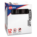 Avery® wholesale. AVERY Marks A Lot Extra-large Desk-style Permanent Marker, Extra-broad Chisel Tip, Black. HSD Wholesale: Janitorial Supplies, Breakroom Supplies, Office Supplies.