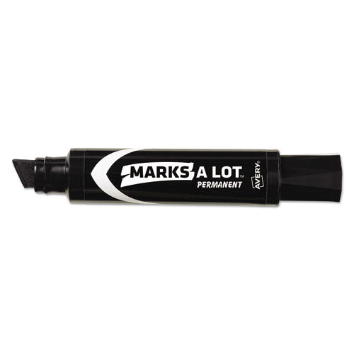 Avery® wholesale. AVERY Marks A Lot Extra-large Desk-style Permanent Marker, Extra-broad Chisel Tip, Black. HSD Wholesale: Janitorial Supplies, Breakroom Supplies, Office Supplies.
