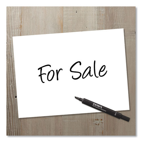 Carter's® wholesale. Large Desk Style Permanent Marker, Broad Chisel Tip, Black, Dozen. HSD Wholesale: Janitorial Supplies, Breakroom Supplies, Office Supplies.