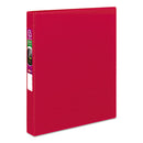 Avery® wholesale. AVERY Durable Non-view Binder With Durahinge And Slant Rings, 3 Rings, 1" Capacity, 11 X 8.5, Red. HSD Wholesale: Janitorial Supplies, Breakroom Supplies, Office Supplies.