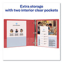 Avery® wholesale. AVERY Durable Non-view Binder With Durahinge And Slant Rings, 3 Rings, 1" Capacity, 11 X 8.5, Red. HSD Wholesale: Janitorial Supplies, Breakroom Supplies, Office Supplies.
