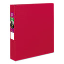 Avery® wholesale. AVERY Durable Non-view Binder With Durahinge And Slant Rings, 3 Rings, 1.5" Capacity, 11 X 8.5, Red. HSD Wholesale: Janitorial Supplies, Breakroom Supplies, Office Supplies.