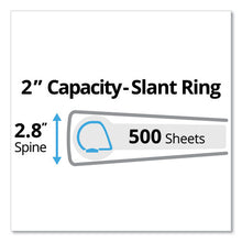 Load image into Gallery viewer, Avery® wholesale. AVERY Durable Non-view Binder With Durahinge And Slant Rings, 3 Rings, 2&quot; Capacity, 11 X 8.5, Red. HSD Wholesale: Janitorial Supplies, Breakroom Supplies, Office Supplies.