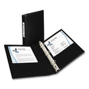 Avery® wholesale. AVERY Mini Size Durable Non-view Binder With Round Rings, 3 Rings, 1" Capacity, 8.5 X 5.5, Black. HSD Wholesale: Janitorial Supplies, Breakroom Supplies, Office Supplies.