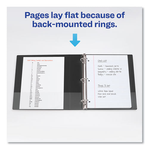 Avery® wholesale. AVERY Durable Non-view Binder With Durahinge And Slant Rings, 3 Rings, 1.5" Capacity, 11 X 8.5, Blue. HSD Wholesale: Janitorial Supplies, Breakroom Supplies, Office Supplies.