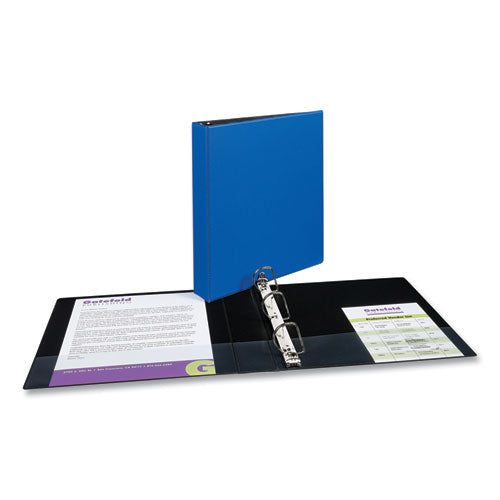 Avery® wholesale. AVERY Durable Non-view Binder With Durahinge And Slant Rings, 3 Rings, 1.5" Capacity, 11 X 8.5, Blue. HSD Wholesale: Janitorial Supplies, Breakroom Supplies, Office Supplies.