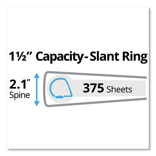 Avery® wholesale. AVERY Durable Non-view Binder With Durahinge And Slant Rings, 3 Rings, 1.5" Capacity, 11 X 8.5, Blue. HSD Wholesale: Janitorial Supplies, Breakroom Supplies, Office Supplies.