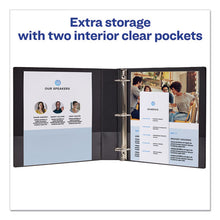 Load image into Gallery viewer, Avery® wholesale. AVERY Durable Non-view Binder With Durahinge And Slant Rings, 3 Rings, 1.5&quot; Capacity, 11 X 8.5, Green. HSD Wholesale: Janitorial Supplies, Breakroom Supplies, Office Supplies.