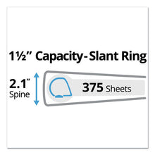 Load image into Gallery viewer, Avery® wholesale. AVERY Durable Non-view Binder With Durahinge And Slant Rings, 3 Rings, 1.5&quot; Capacity, 11 X 8.5, Green. HSD Wholesale: Janitorial Supplies, Breakroom Supplies, Office Supplies.