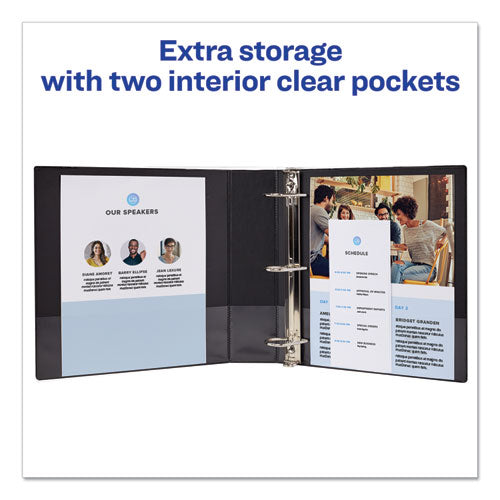 Avery® wholesale. AVERY Durable Non-view Binder With Durahinge And Slant Rings, 3 Rings, 2" Capacity, 11 X 8.5, Blue. HSD Wholesale: Janitorial Supplies, Breakroom Supplies, Office Supplies.