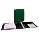 Avery® wholesale. AVERY Durable Non-view Binder With Durahinge And Slant Rings, 3 Rings, 2" Capacity, 11 X 8.5, Green. HSD Wholesale: Janitorial Supplies, Breakroom Supplies, Office Supplies.