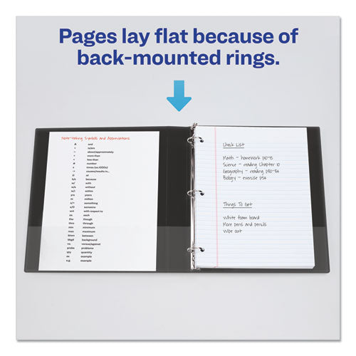 Avery® wholesale. AVERY Mini Size Durable Non-view Binder With Round Rings, 3 Rings, 2" Capacity, 8.5 X 5.5, Black. HSD Wholesale: Janitorial Supplies, Breakroom Supplies, Office Supplies.