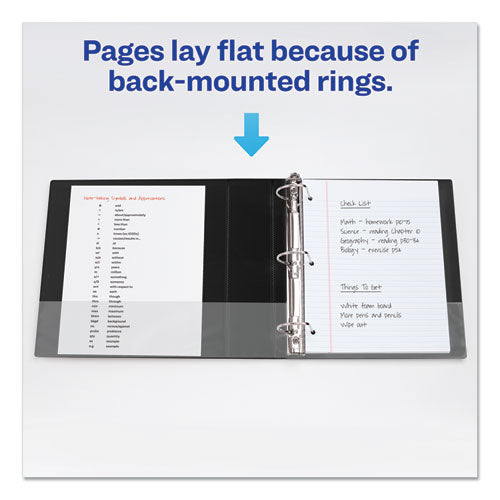 Avery® wholesale. AVERY Durable Non-view Binder With Durahinge And Slant Rings, 3 Rings, 3" Capacity, 11 X 8.5, Black. HSD Wholesale: Janitorial Supplies, Breakroom Supplies, Office Supplies.