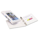 Avery® wholesale. AVERY Mini Size Durable View Binder With Round Rings, 3 Rings, 0.5" Capacity, 8.5 X 5.5, White. HSD Wholesale: Janitorial Supplies, Breakroom Supplies, Office Supplies.