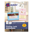Avery® wholesale. AVERY Half-fold Greeting Cards, Inkjet, 5 1-2 X 8.5, Matte White, 20-box W-envelopes. HSD Wholesale: Janitorial Supplies, Breakroom Supplies, Office Supplies.
