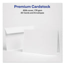 Avery® wholesale. AVERY Textured Half-fold Greeting Cards, Inkjet, 5 1-2 X 8.5, Wht, 30-bx W-envelopes. HSD Wholesale: Janitorial Supplies, Breakroom Supplies, Office Supplies.