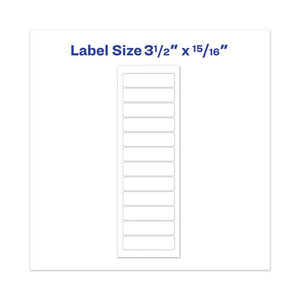 Avery® wholesale. AVERY Dot Matrix Printer Mailing Labels, Pin-fed Printers, 0.94 X 3.5, White, 5,000-box. HSD Wholesale: Janitorial Supplies, Breakroom Supplies, Office Supplies.