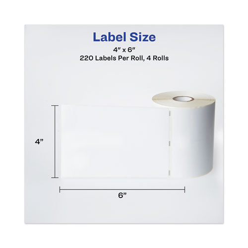 Avery® wholesale. AVERY Multipurpose Thermal Labels, 2.13 X 4, White, 140-roll. HSD Wholesale: Janitorial Supplies, Breakroom Supplies, Office Supplies.