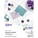 Avery® wholesale. AVERY Printable Self-adhesive Permanent Id Labels W- Sure Feed, 3-4" Dia, White 800-pk. HSD Wholesale: Janitorial Supplies, Breakroom Supplies, Office Supplies.
