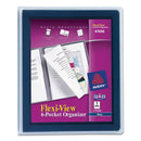 Avery® wholesale. AVERY Flexi-view Six-pocket Polypropylene Organizer, 150-sheet Cap., Translucent-navy. HSD Wholesale: Janitorial Supplies, Breakroom Supplies, Office Supplies.