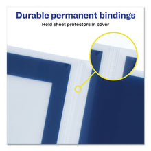 Load image into Gallery viewer, Avery® wholesale. AVERY Flexi-view Six-pocket Polypropylene Organizer, 150-sheet Cap., Translucent-navy. HSD Wholesale: Janitorial Supplies, Breakroom Supplies, Office Supplies.