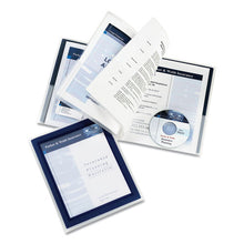 Load image into Gallery viewer, Avery® wholesale. AVERY Flexi-view Six-pocket Polypropylene Organizer, 150-sheet Cap., Translucent-navy. HSD Wholesale: Janitorial Supplies, Breakroom Supplies, Office Supplies.