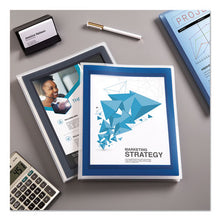 Load image into Gallery viewer, Avery® wholesale. AVERY Flexi-view Six-pocket Polypropylene Organizer, 150-sheet Cap., Translucent-navy. HSD Wholesale: Janitorial Supplies, Breakroom Supplies, Office Supplies.