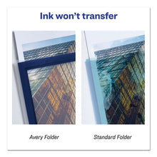 Load image into Gallery viewer, Avery® wholesale. AVERY Flexi-view Six-pocket Polypropylene Organizer, 150-sheet Cap., Translucent-navy. HSD Wholesale: Janitorial Supplies, Breakroom Supplies, Office Supplies.