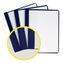 Load image into Gallery viewer, Avery® wholesale. AVERY Durable Clear Front Report Cover W-prong Fasteners, 1-8&quot; Cap, Clear-blue, 25-box. HSD Wholesale: Janitorial Supplies, Breakroom Supplies, Office Supplies.