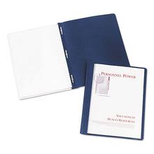 Load image into Gallery viewer, Avery® wholesale. AVERY Durable Clear Front Report Cover W-prong Fasteners, 1-8&quot; Cap, Clear-blue, 25-box. HSD Wholesale: Janitorial Supplies, Breakroom Supplies, Office Supplies.