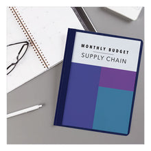 Load image into Gallery viewer, Avery® wholesale. AVERY Durable Clear Front Report Cover W-prong Fasteners, 1-8&quot; Cap, Clear-blue, 25-box. HSD Wholesale: Janitorial Supplies, Breakroom Supplies, Office Supplies.